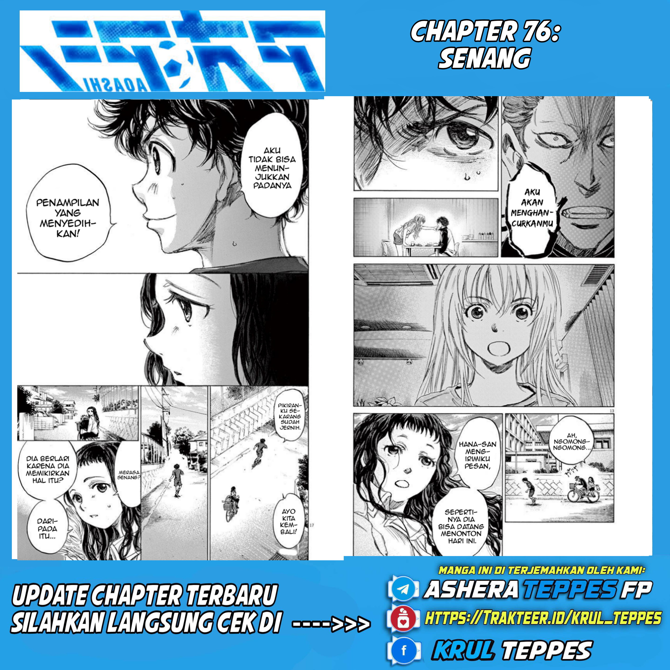 Aoashi Chapter 76 - halaman 2