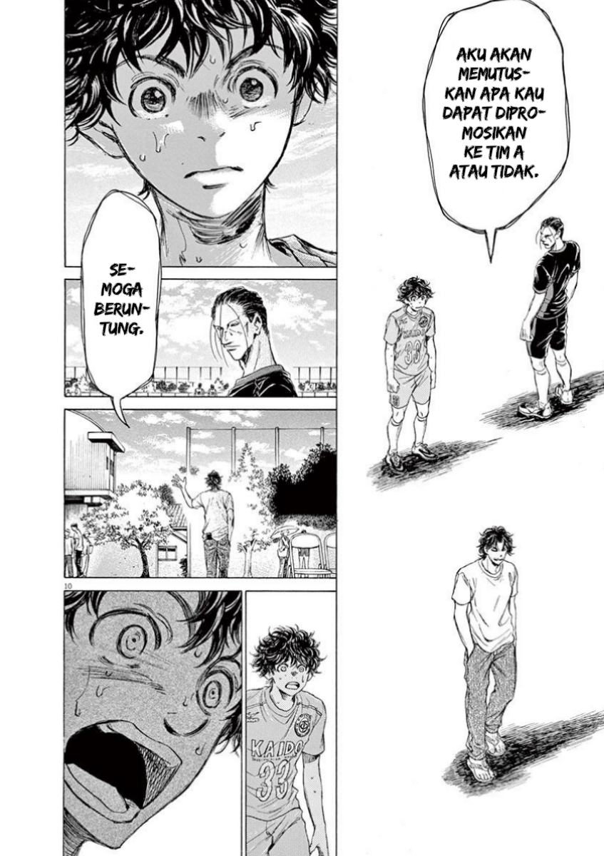 Aoashi Chapter 83 - halaman 10