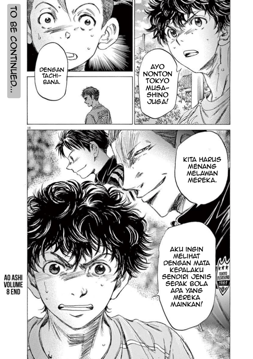 Aoashi Chapter 83 - halaman 18