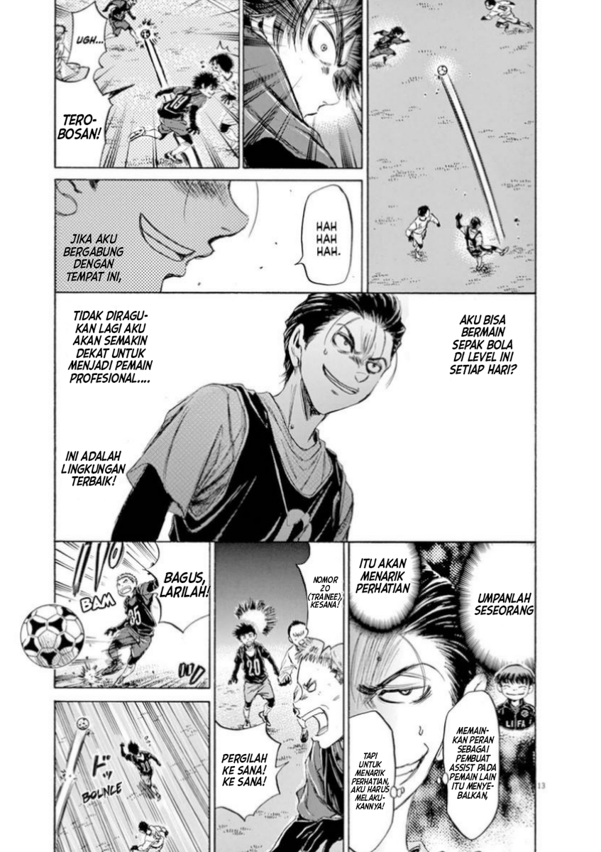Aoashi Chapter 89 - halaman 13
