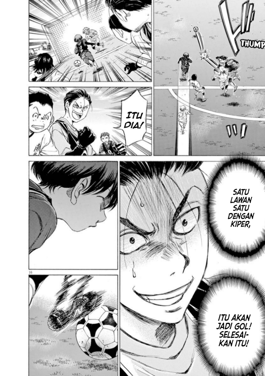 Aoashi Chapter 89 - halaman 16