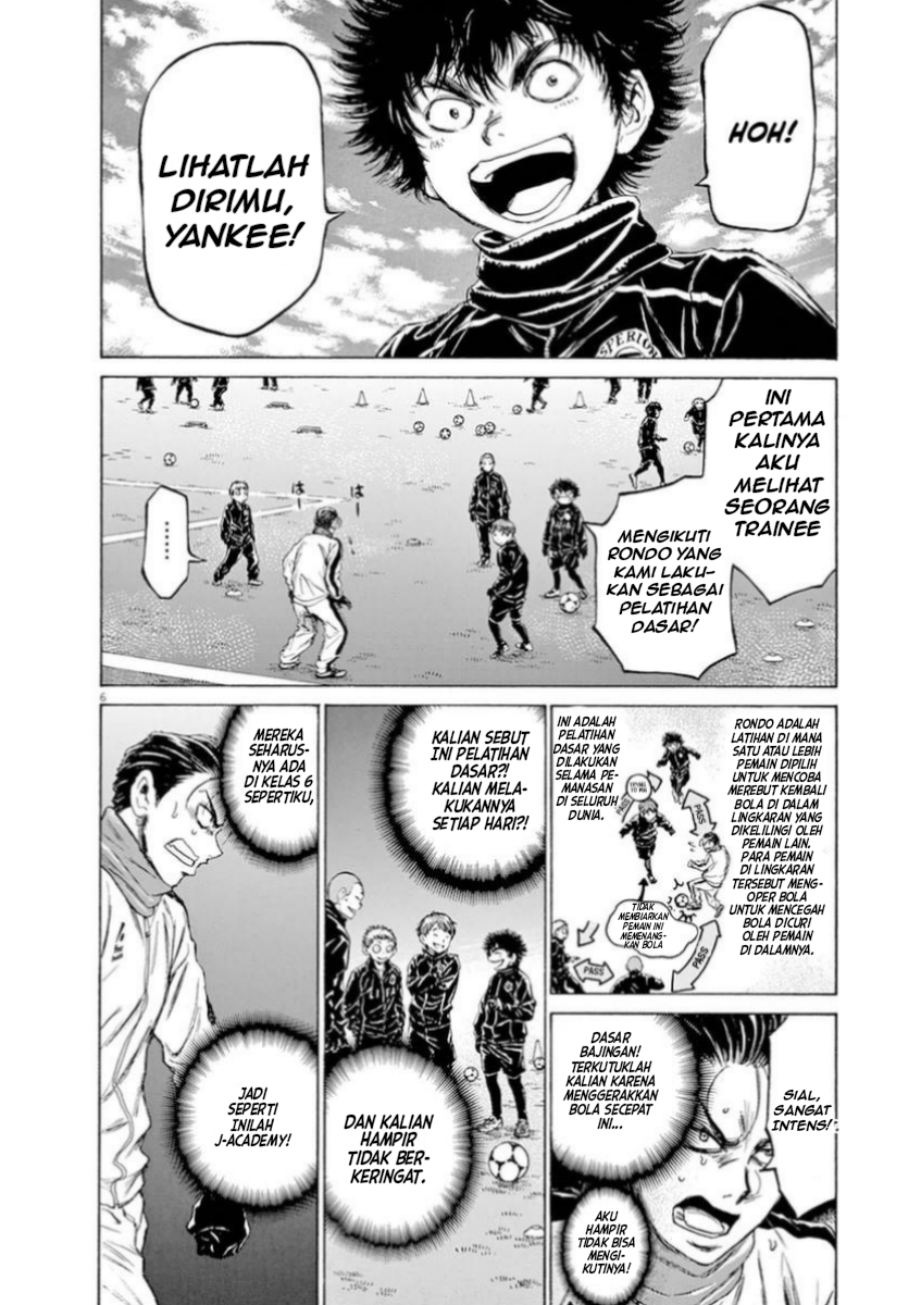 Aoashi Chapter 89 - halaman 6