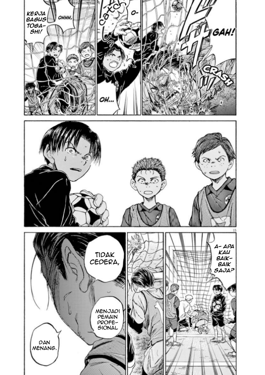 Aoashi Chapter 91 - halaman 16