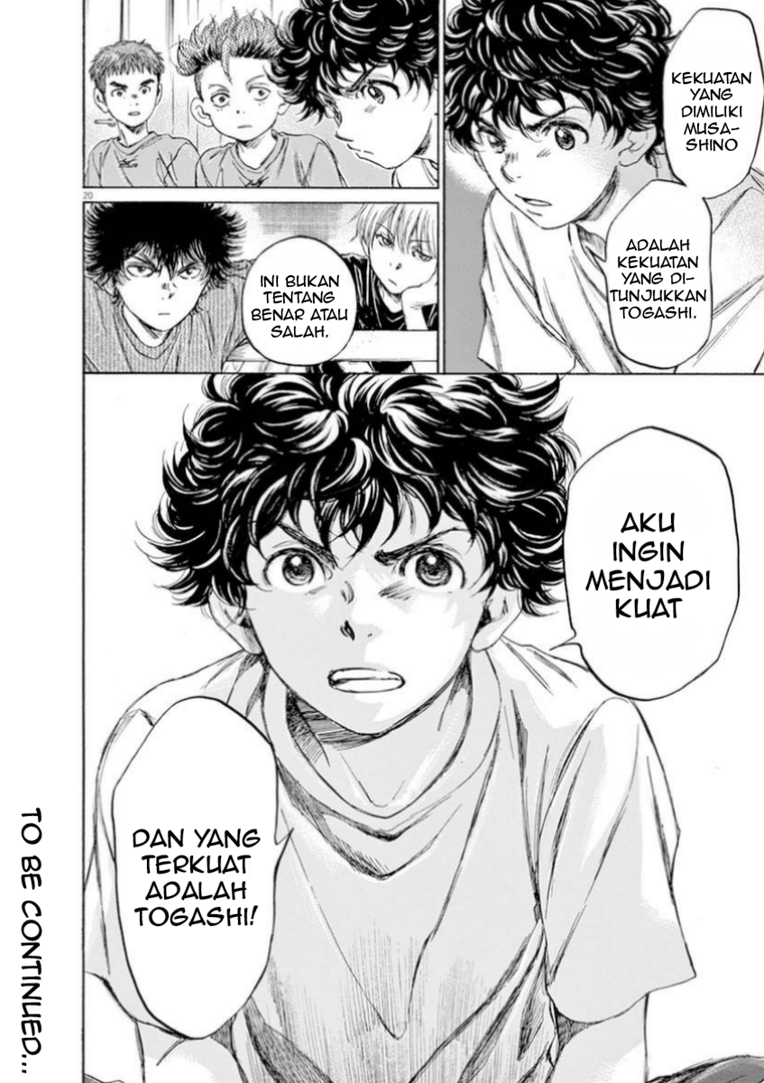 Aoashi Chapter 91 - halaman 21