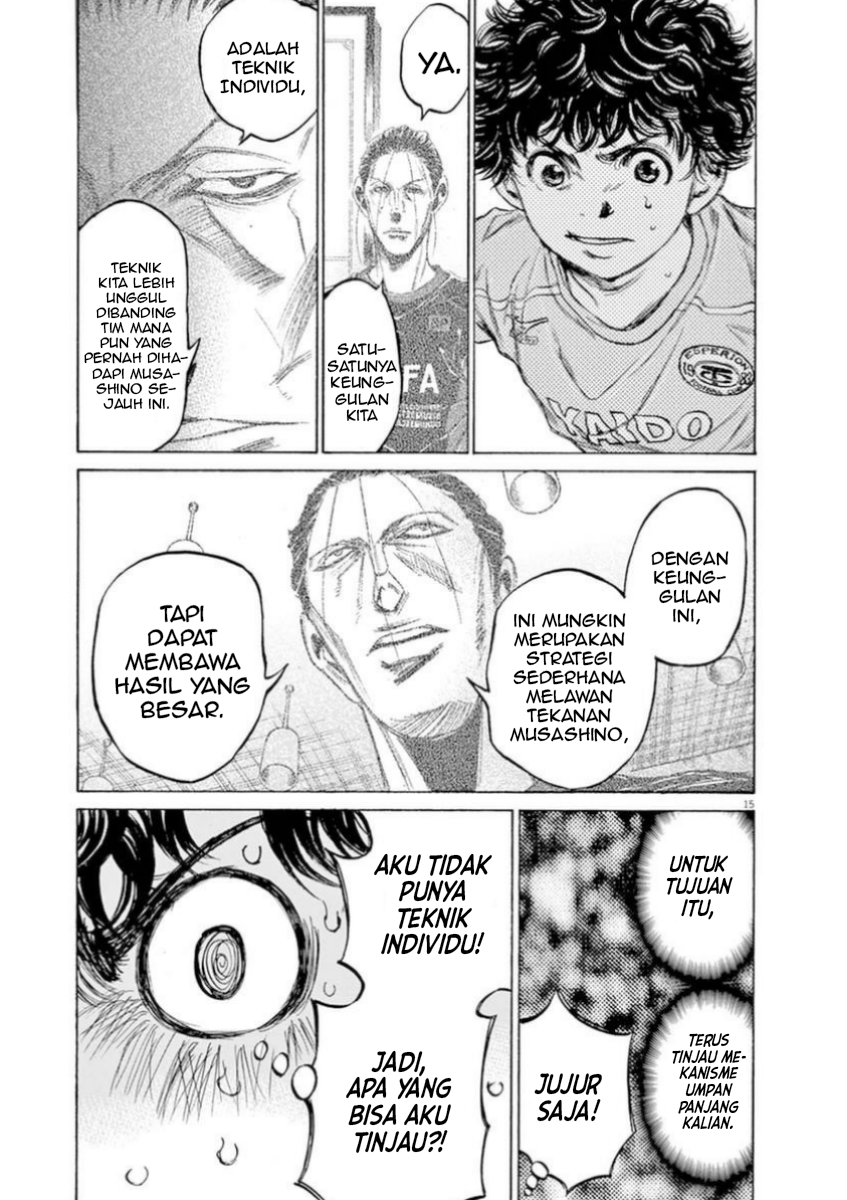 Aoashi Chapter 94 - halaman 14