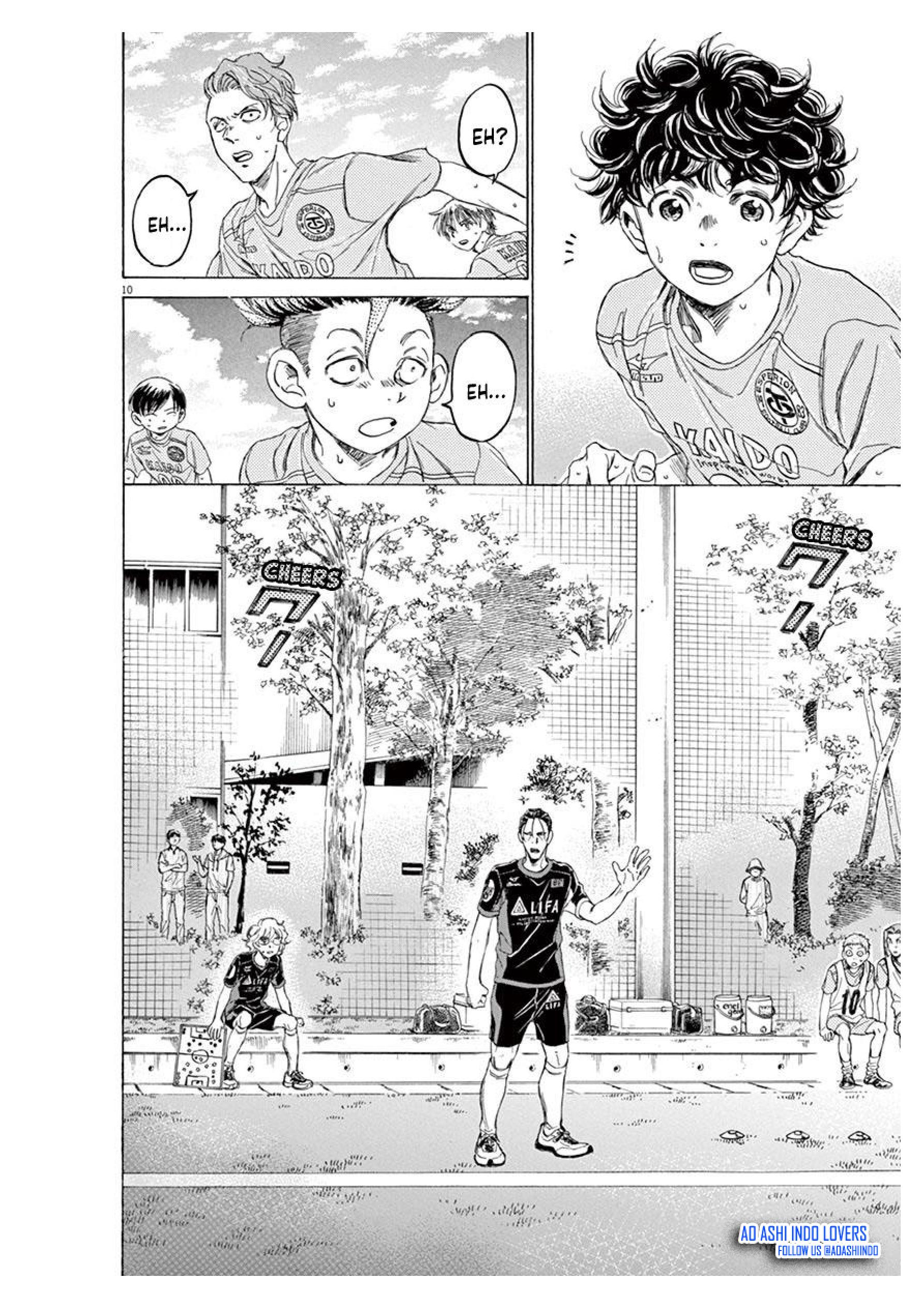 Aoashi Chapter 99 - halaman 10
