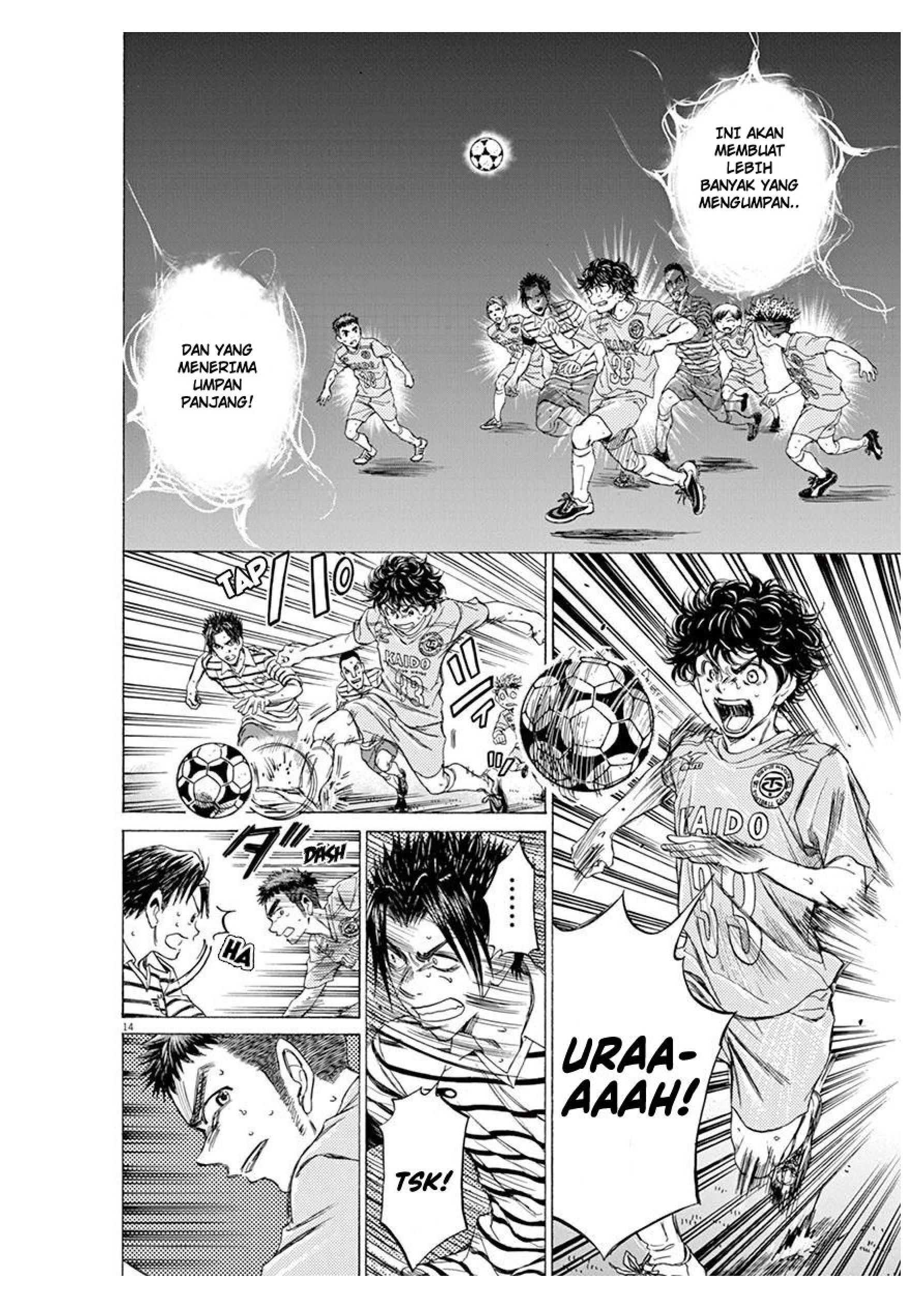 Aoashi Chapter 99 - halaman 14