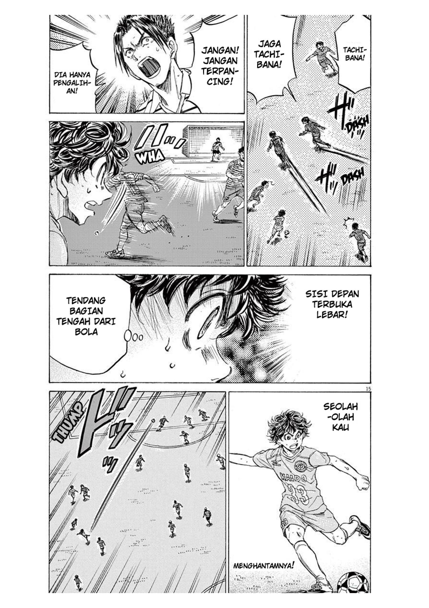Aoashi Chapter 99 - halaman 15