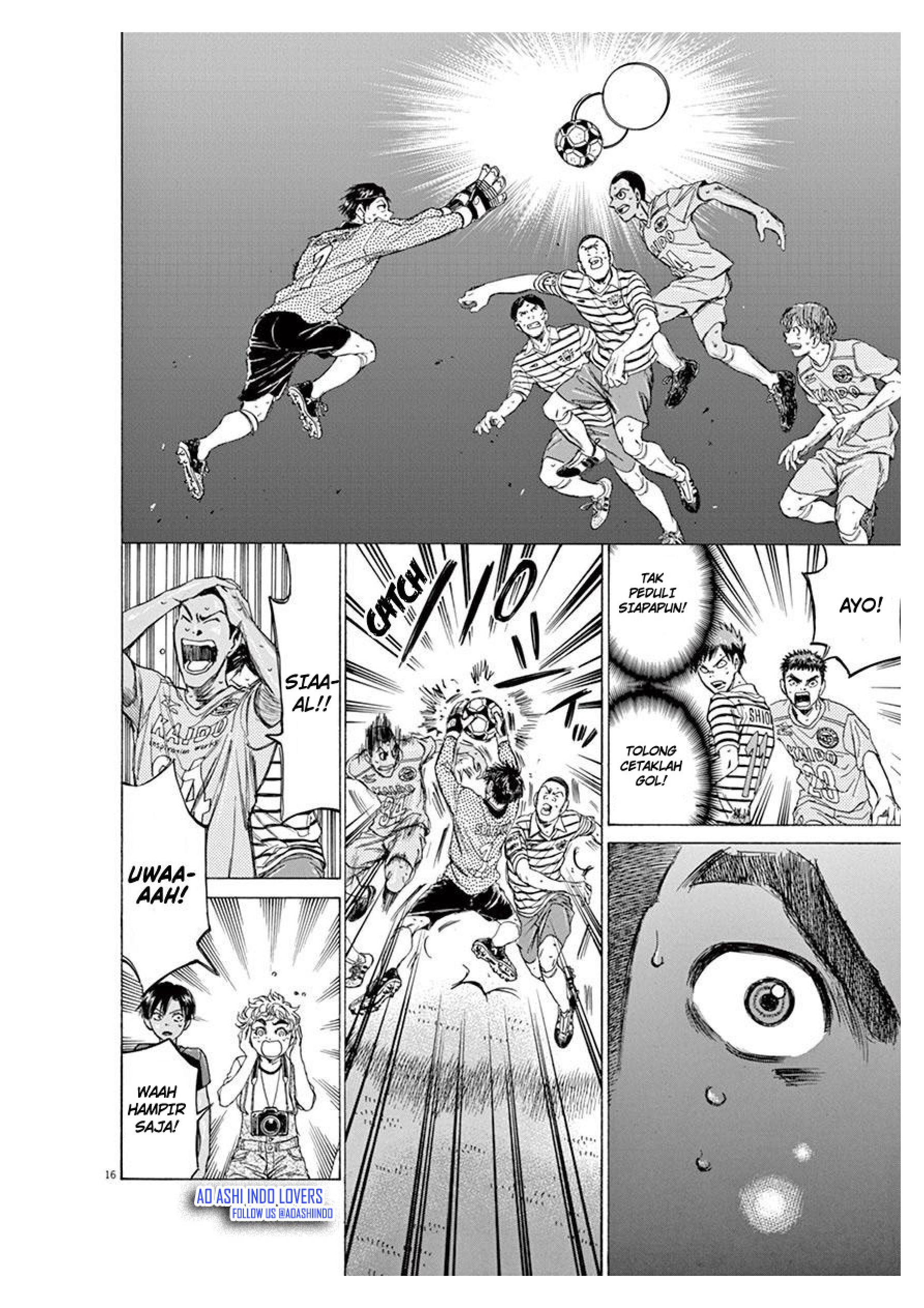 Aoashi Chapter 99 - halaman 16