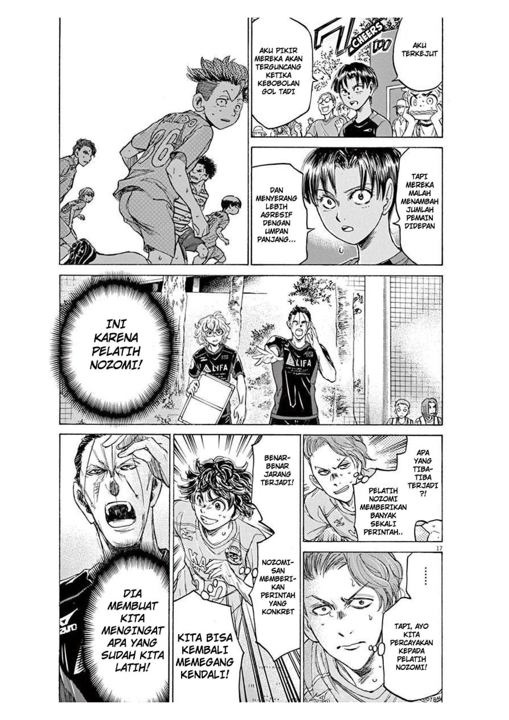Aoashi Chapter 99 - halaman 17
