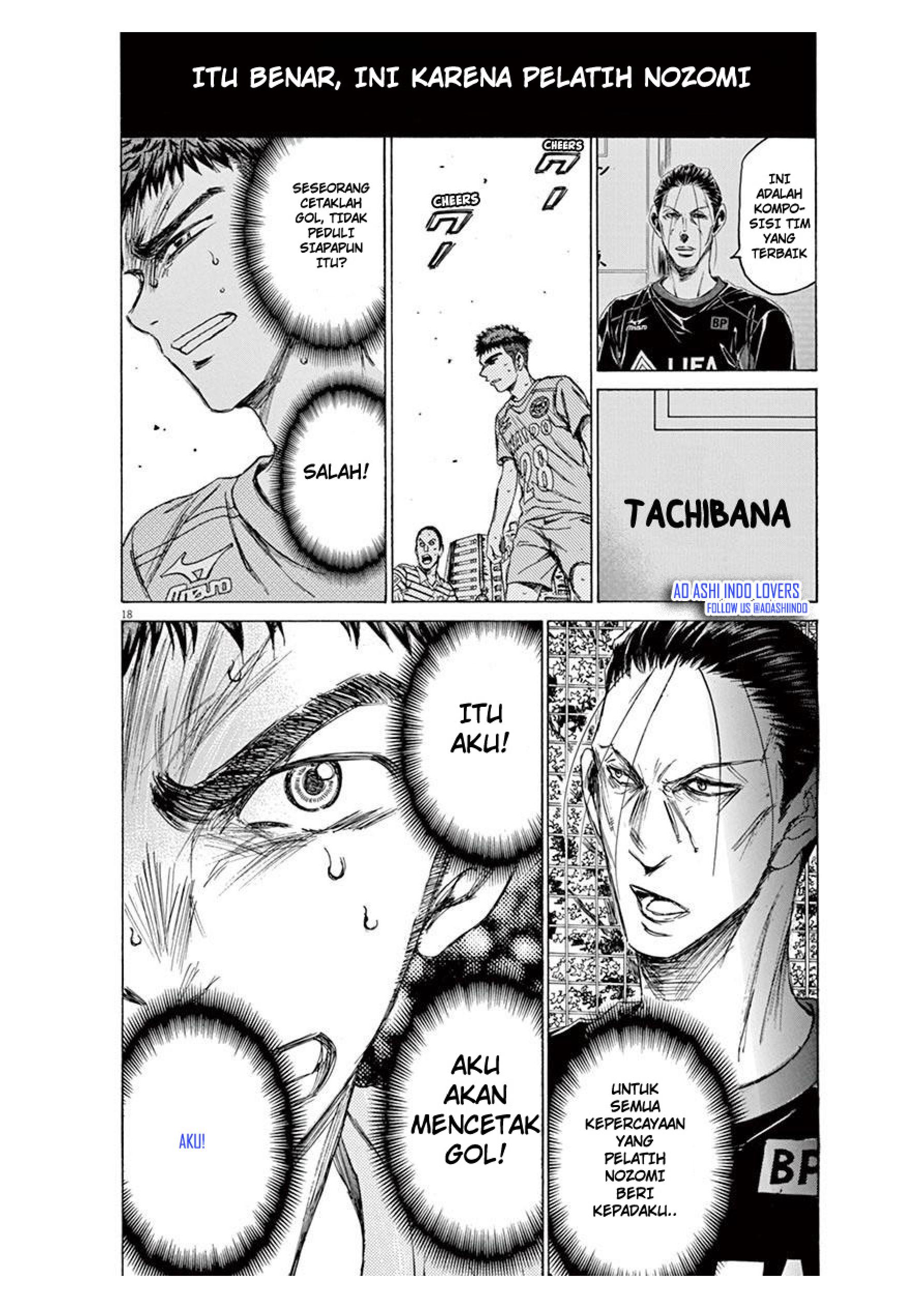Aoashi Chapter 99 - halaman 18