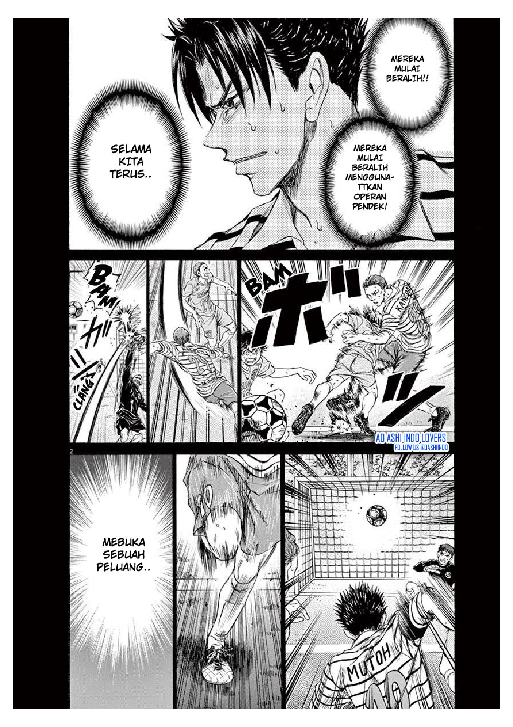 Aoashi Chapter 99 - halaman 2