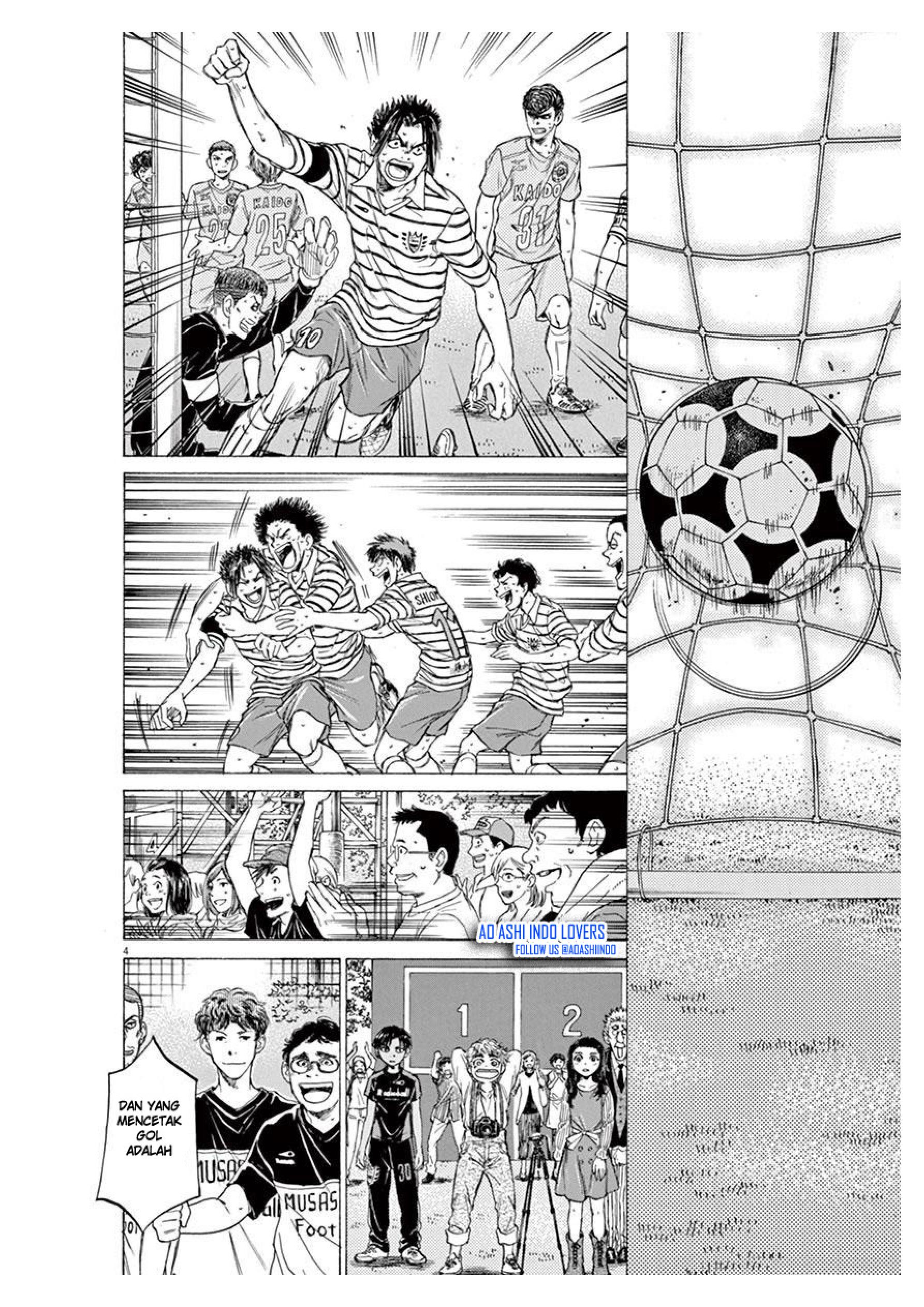 Aoashi Chapter 99 - halaman 4