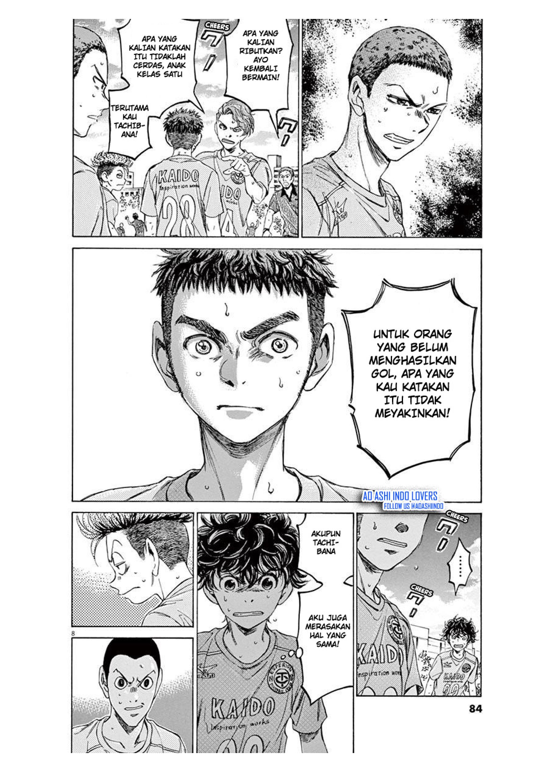 Aoashi Chapter 99 - halaman 8