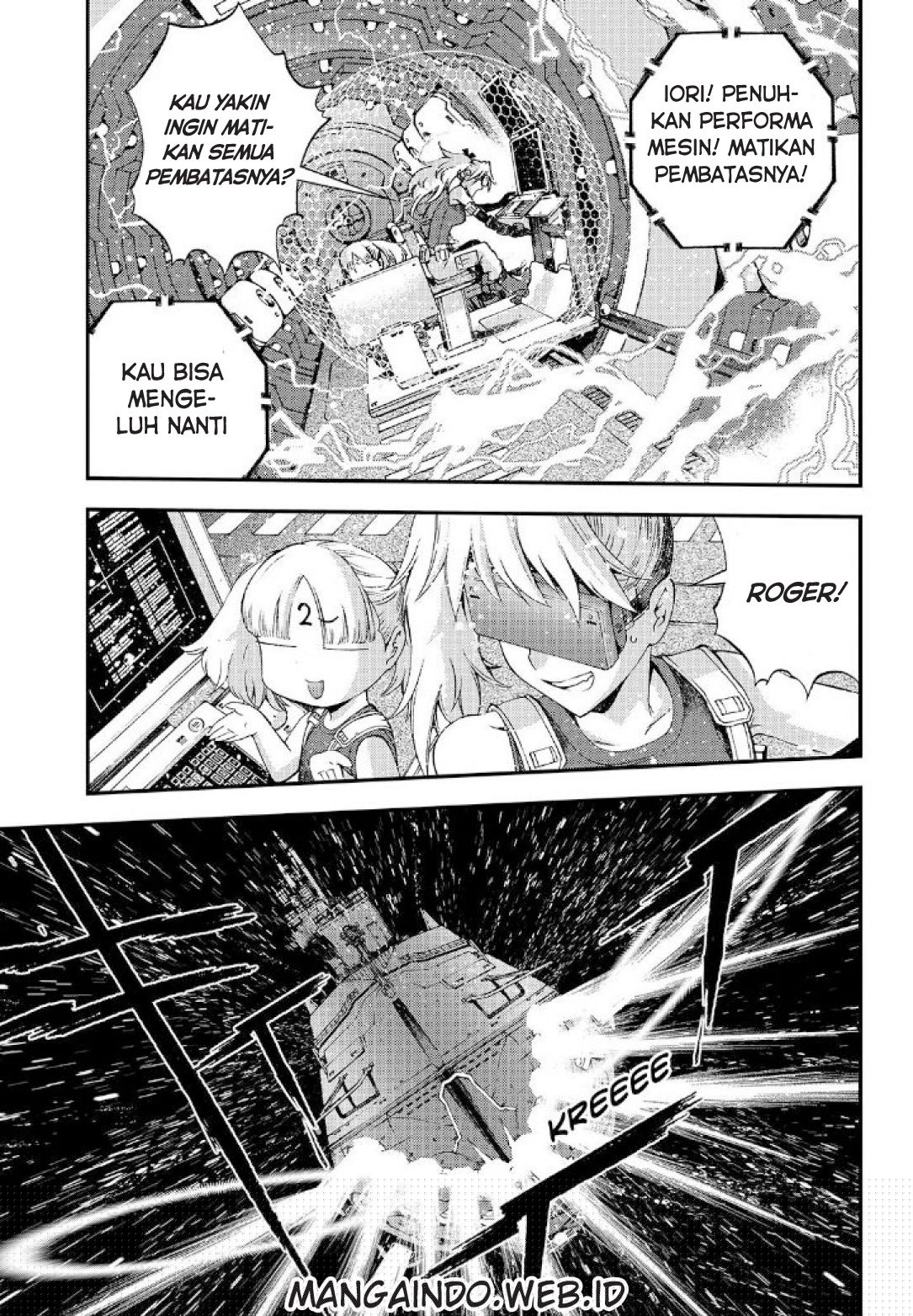 Aoki Hagane no Arpeggio Chapter 60 - halaman 16