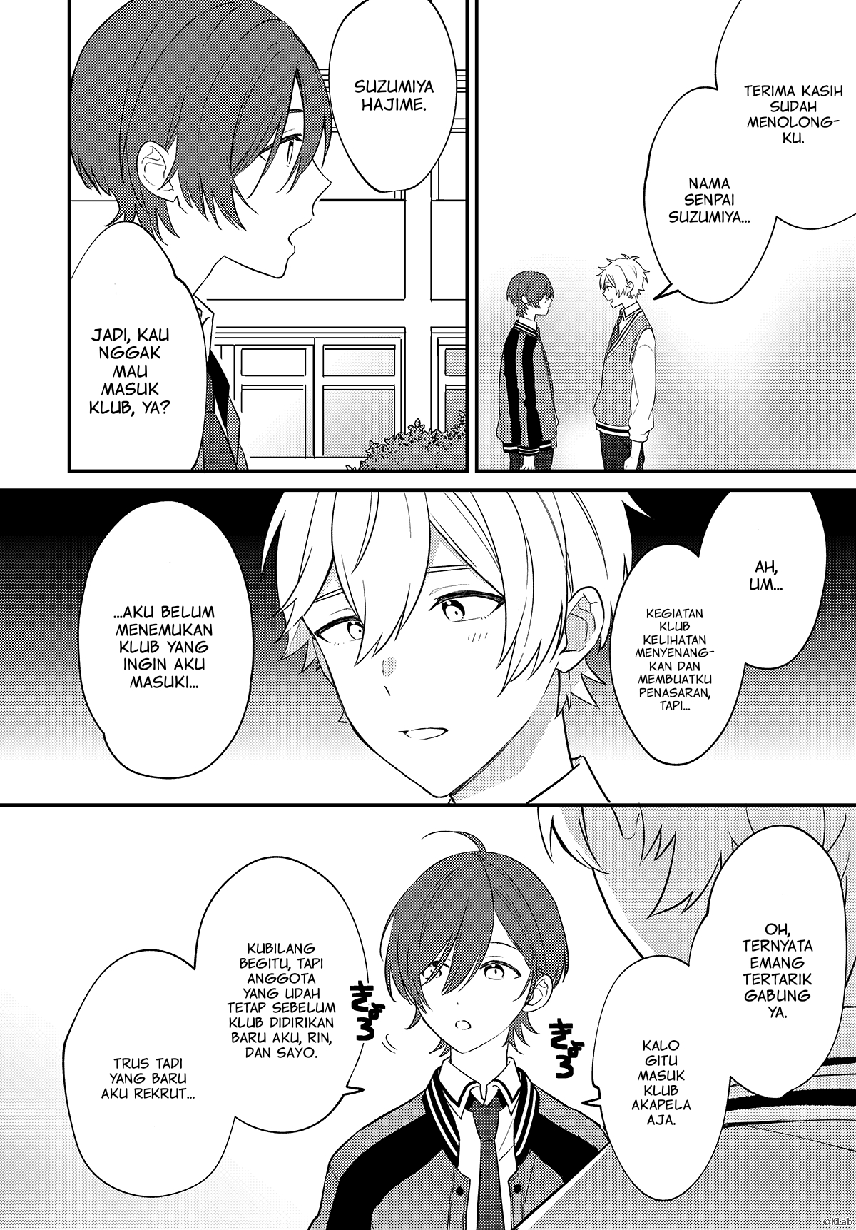 -Aoppella!?- Hajimari no Playlist Chapter 4 - halaman 6
