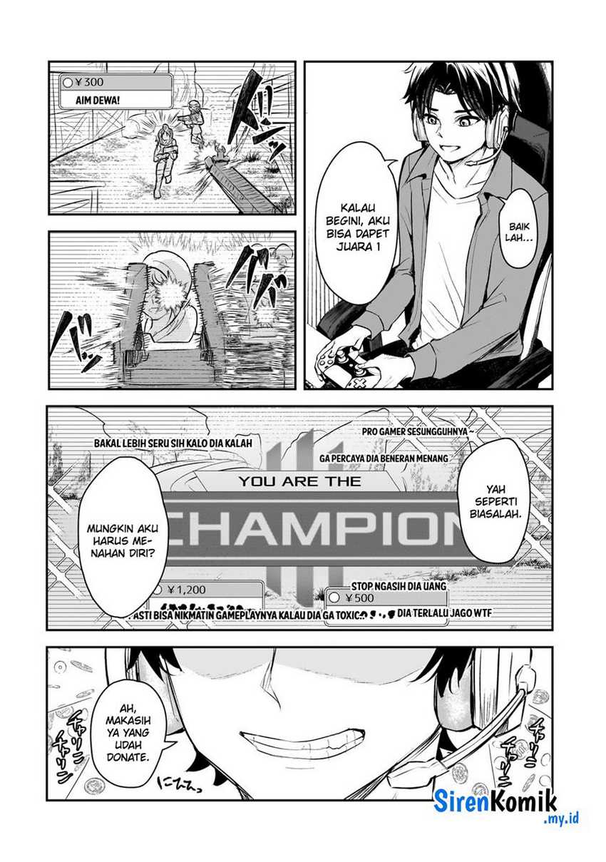 Aorikei Game Haishinsha (20-sai), Haishin no Kiri Wasure ni Yori Ii Hito Bare Suru. Chapter 1 - halaman 4