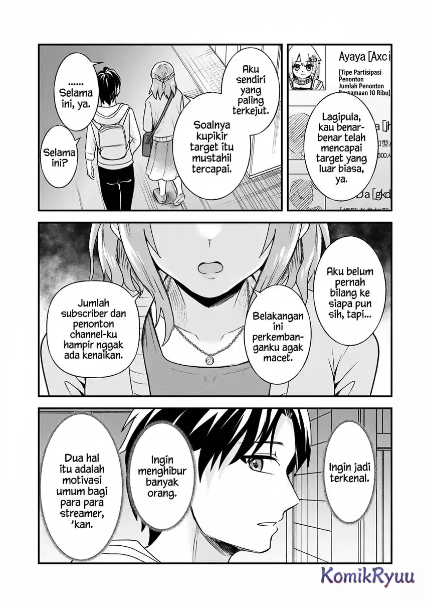 Aorikei Game Haishinsha (20-sai), Haishin no Kiri Wasure ni Yori Ii Hito Bare Suru. Chapter 7 - halaman 21