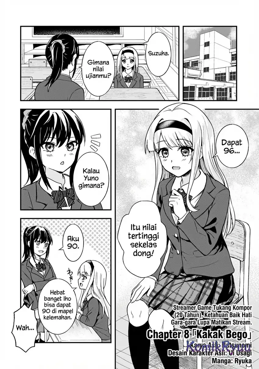 Aorikei Game Haishinsha (20-sai), Haishin no Kiri Wasure ni Yori Ii Hito Bare Suru. Chapter 8 - halaman 2