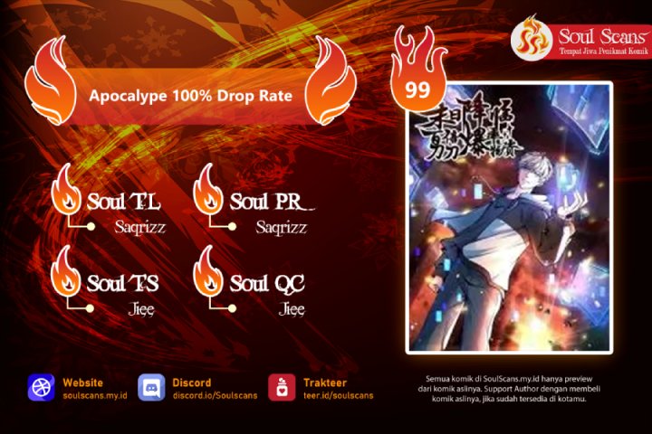 Apocalypse 100% Drop Rate Chapter 32 - halaman 1