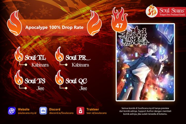 Apocalypse 100% Drop Rate Chapter 47 - halaman 1