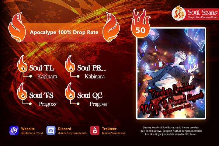 Apocalypse 100% Drop Rate Chapter 50 - halaman 1