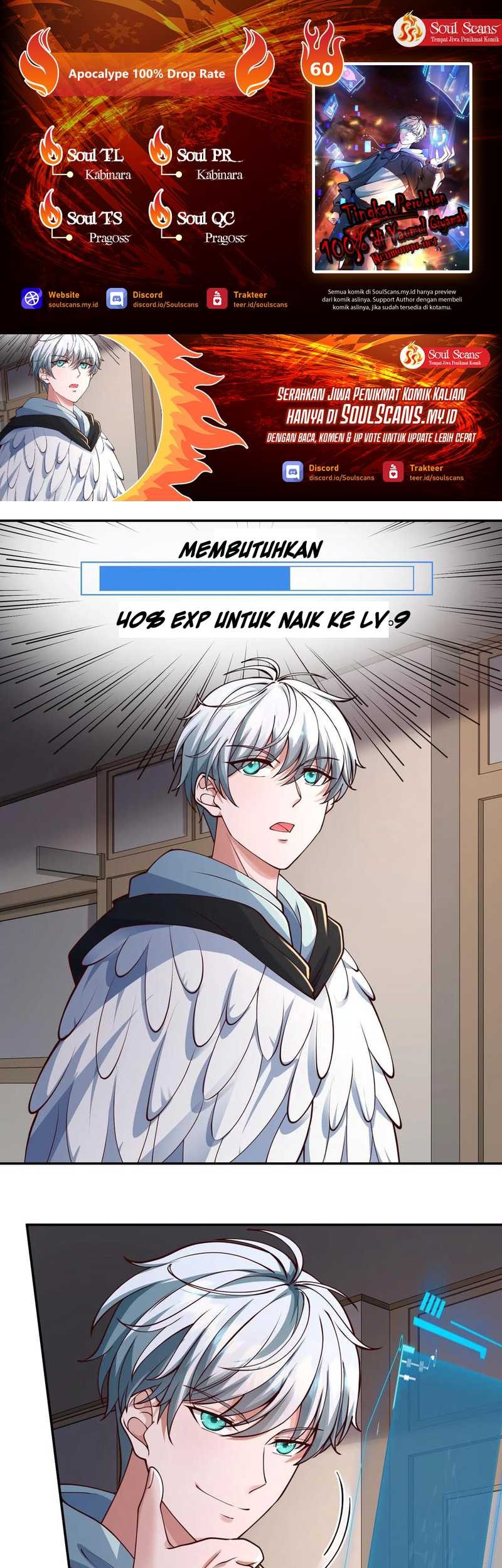 Apocalypse 100% Drop Rate Chapter 60 - halaman 1