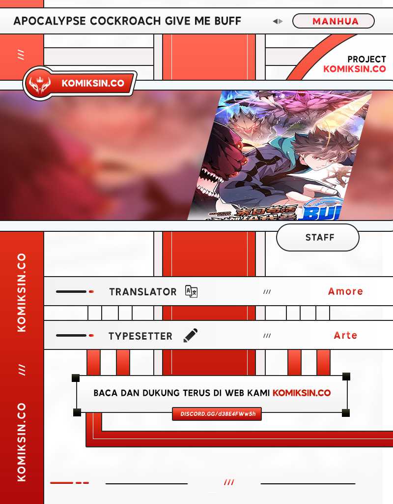 Apocalypse: Cockroaches Gives Me Buff Chapter 21 - halaman 1