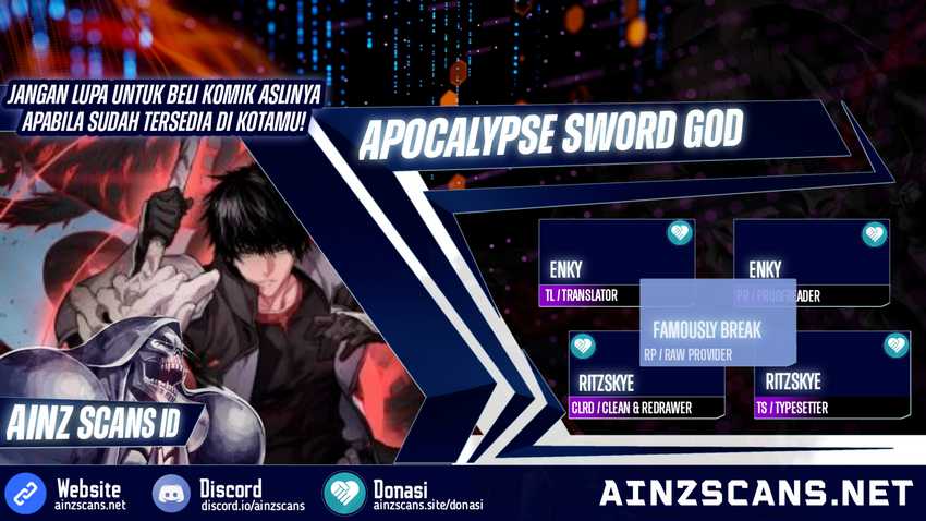 Apocalypse Sword God Chapter 28 - halaman 1