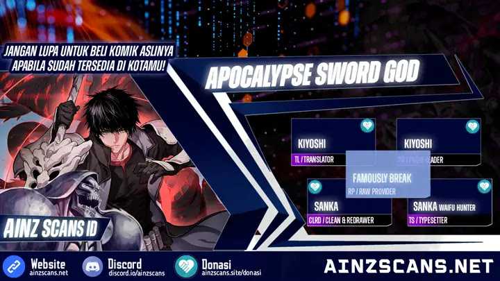 Apocalypse Sword God Chapter 34 - halaman 1