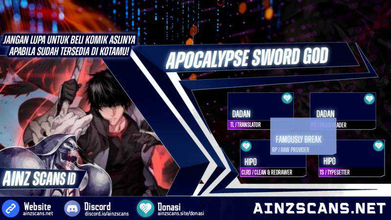 Apocalypse Sword God Chapter 6 - halaman 1