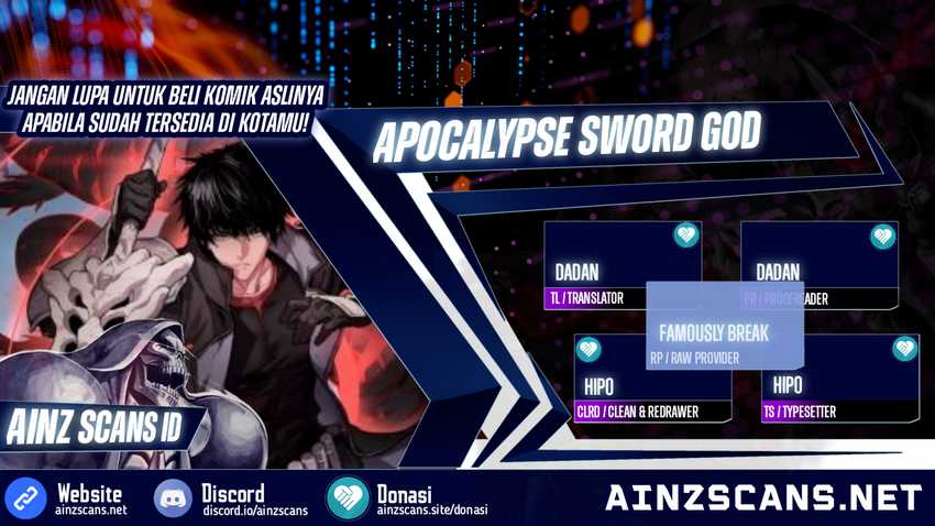 Apocalypse Sword God Chapter 7 - halaman 1