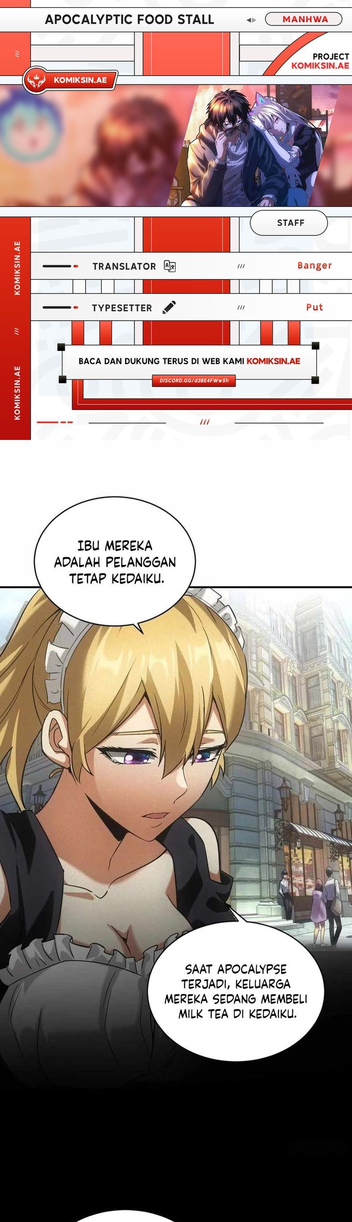 Apocalyptic Food stall Chapter 8 - halaman 1