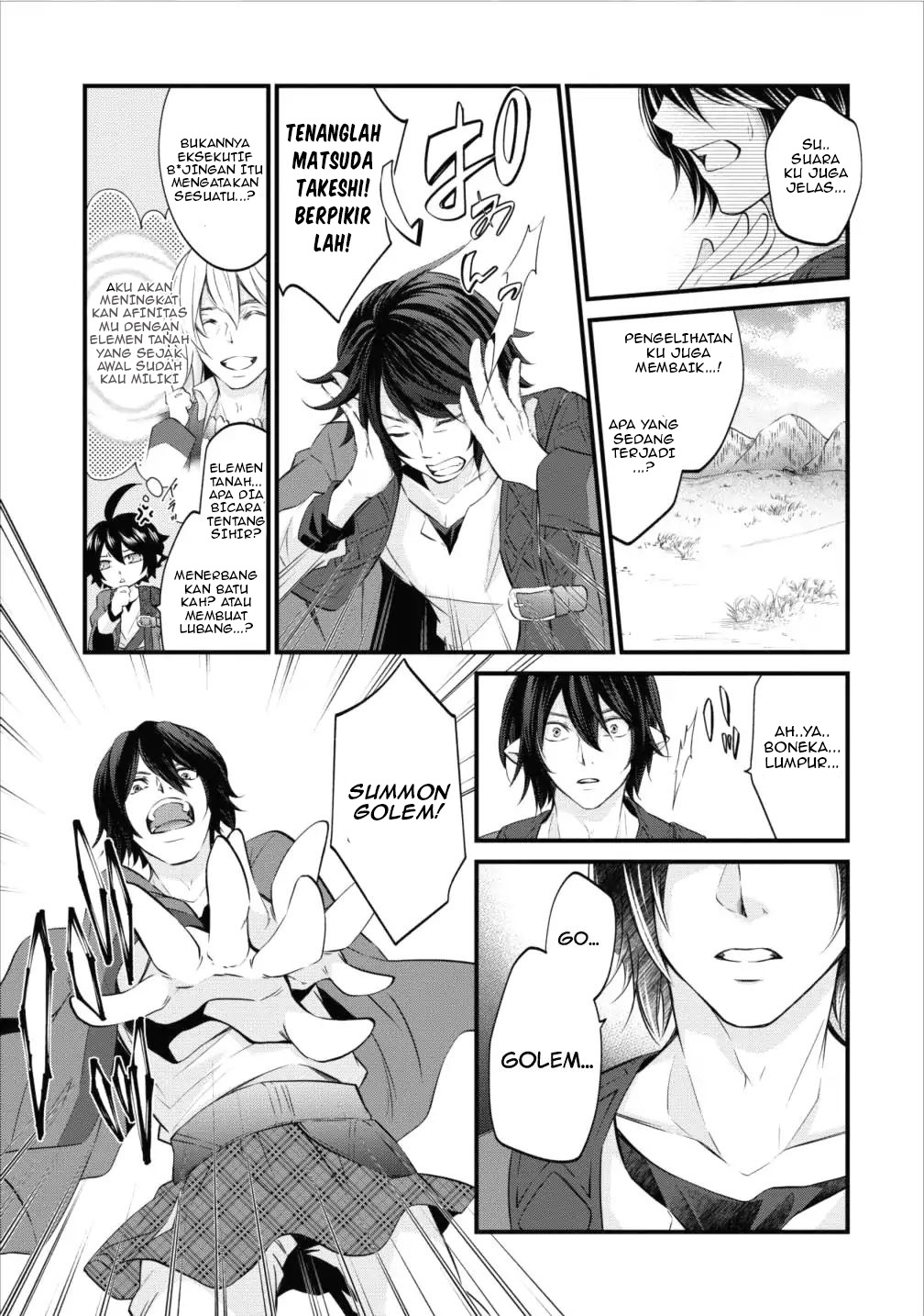 Arafoo Shachiku no Golem Master Chapter 1 - halaman 12