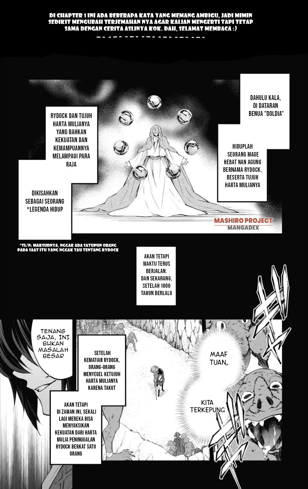 Arafoo Shachiku no Golem Master Chapter 1 - halaman 3