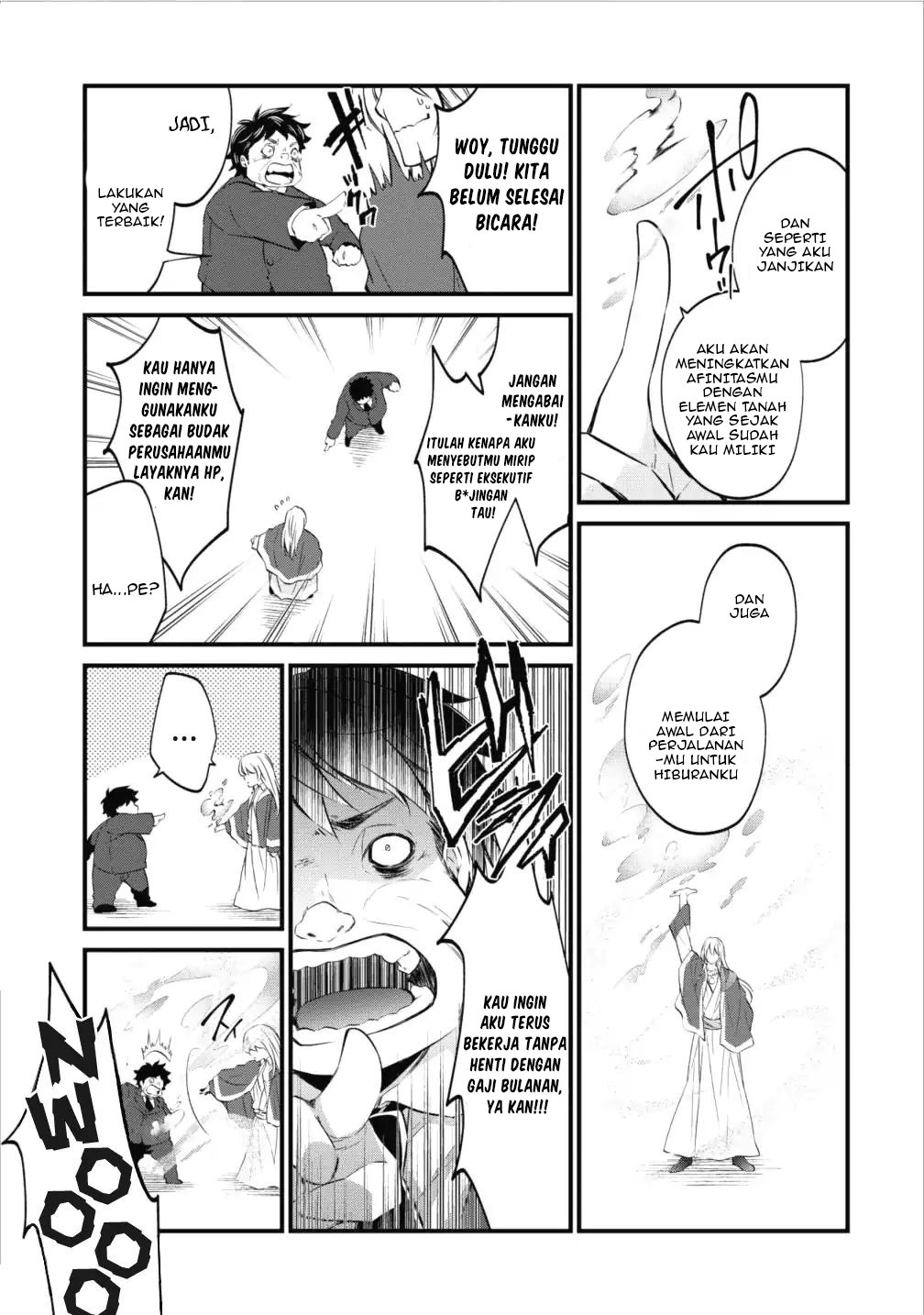 Arafoo Shachiku no Golem Master Chapter 1 - halaman 8