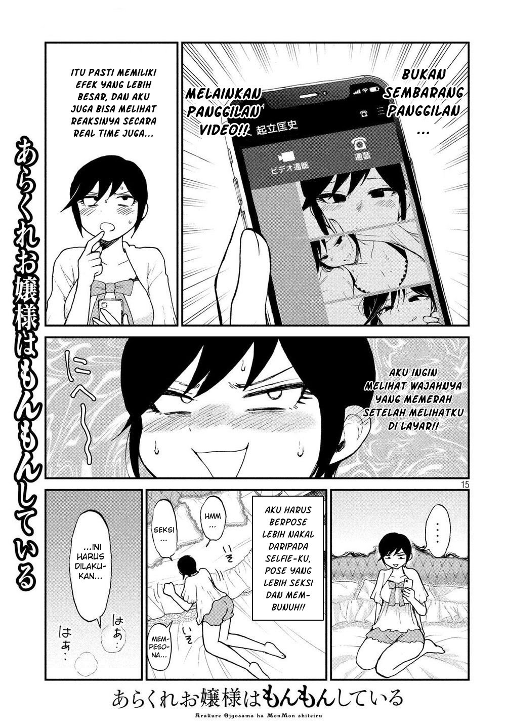 Arakure Ojousama wa Monmon Shiteiru Chapter 17 - halaman 15
