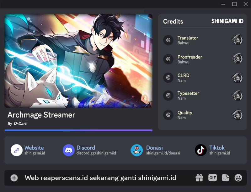 Archmage Streamer Chapter 55 - halaman 1