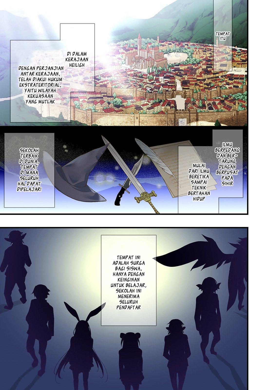 Arifureta Gakuen de Sekai Saikyou Chapter 1 - halaman 1