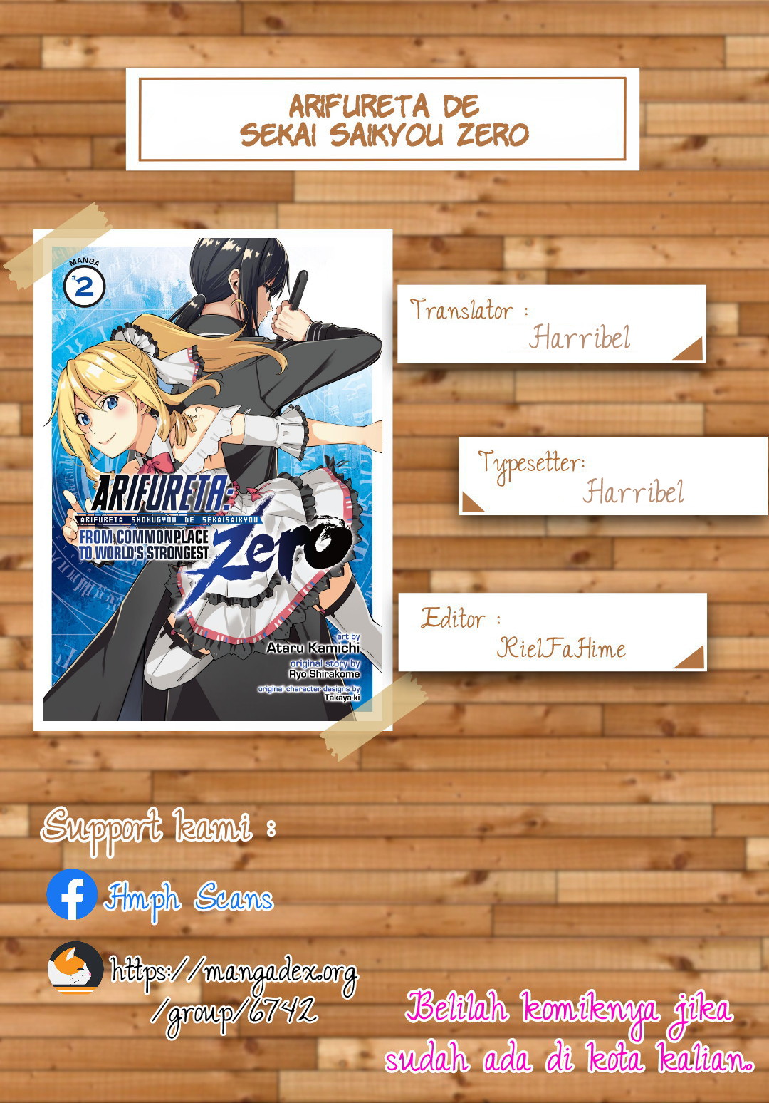 Arifureta Shokugyou de Sekai Saikyou Zero Chapter 13 - halaman 1
