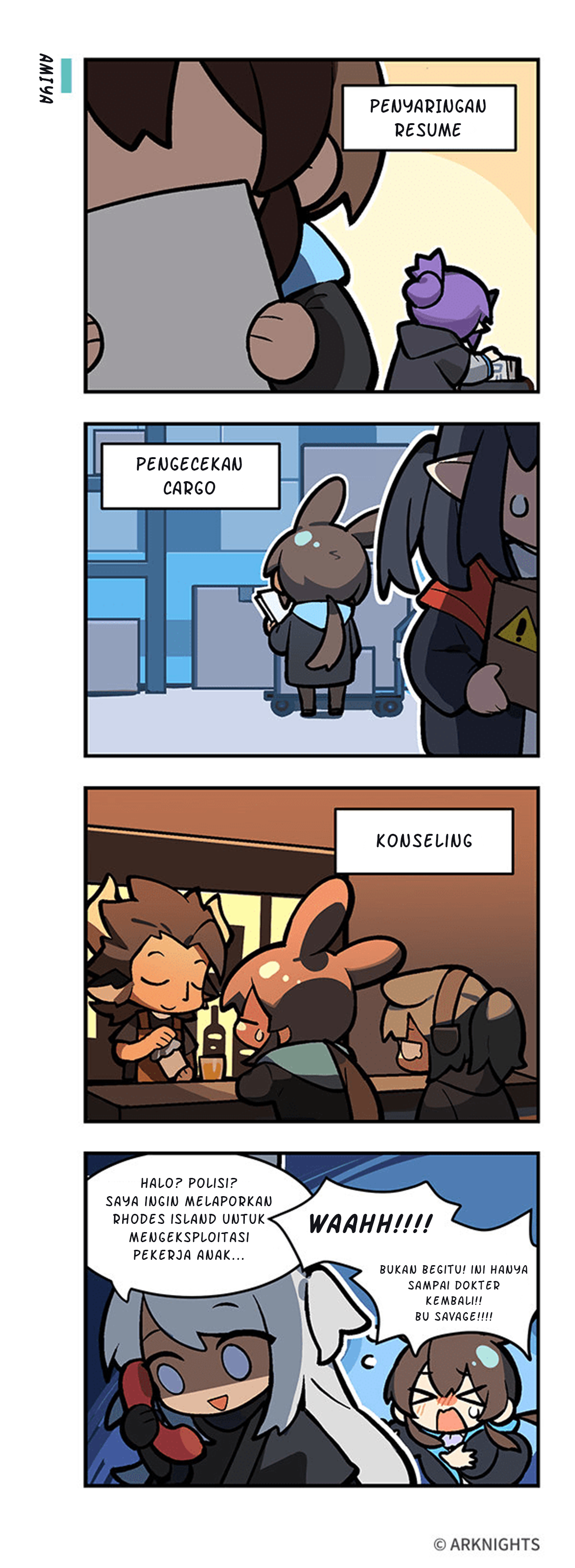 Arknights: 123 Rhodes Island!? Chapter 1 - halaman 1