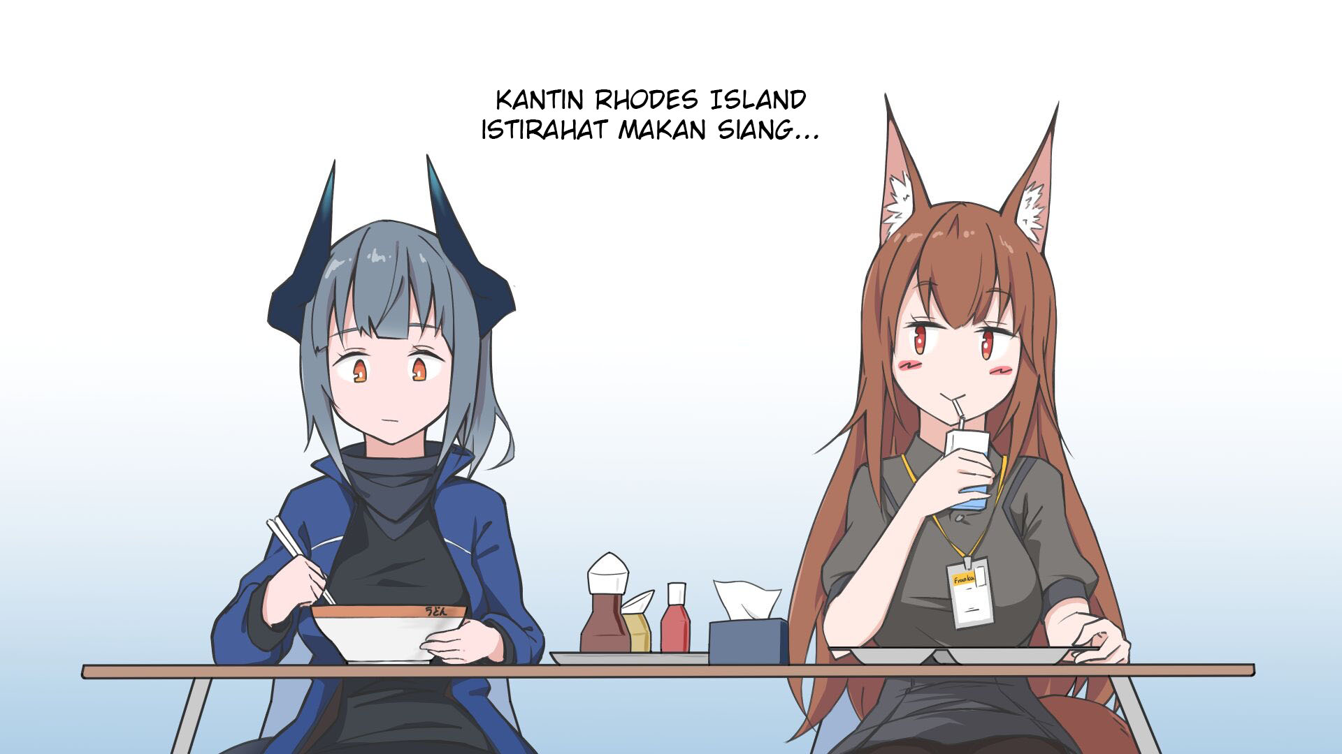 Arknights - Franka and Liskarm's Daily Life (Doujinshi) Chapter 0 - halaman 2