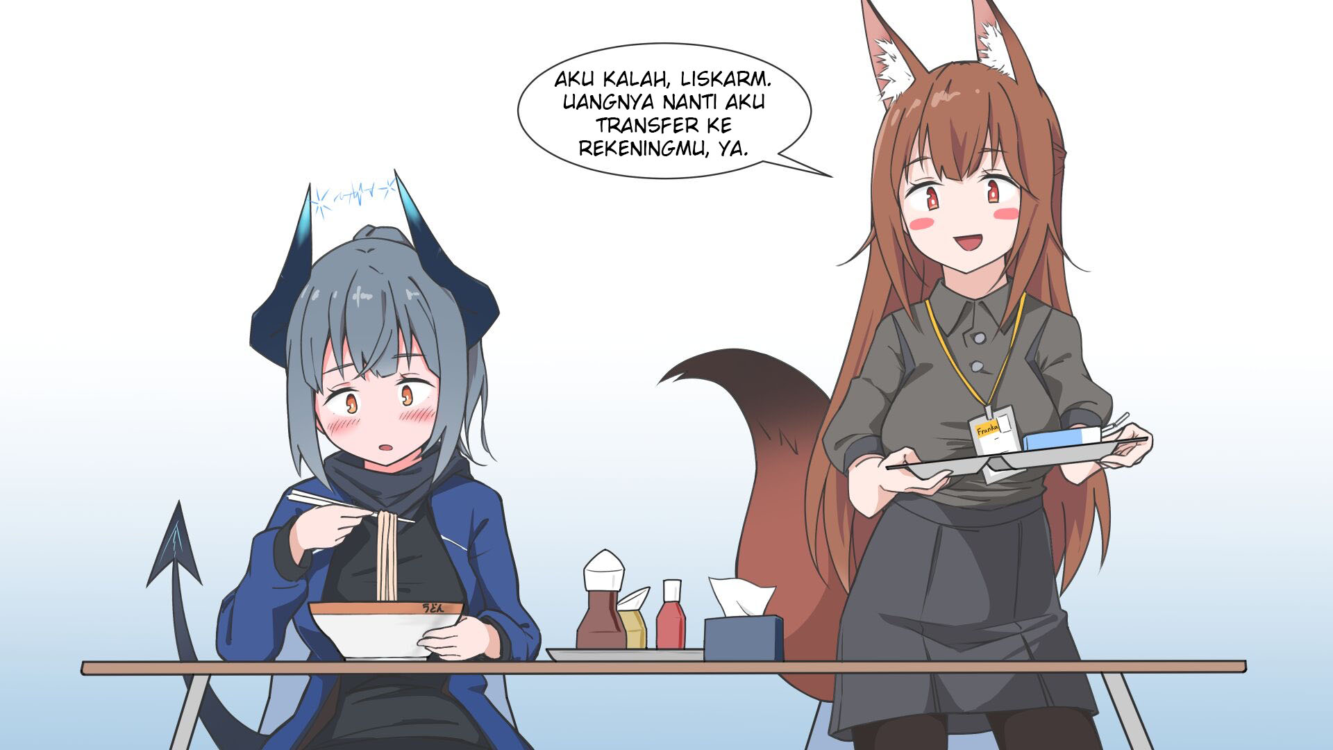 Arknights - Franka and Liskarm's Daily Life (Doujinshi) Chapter 0 - halaman 6