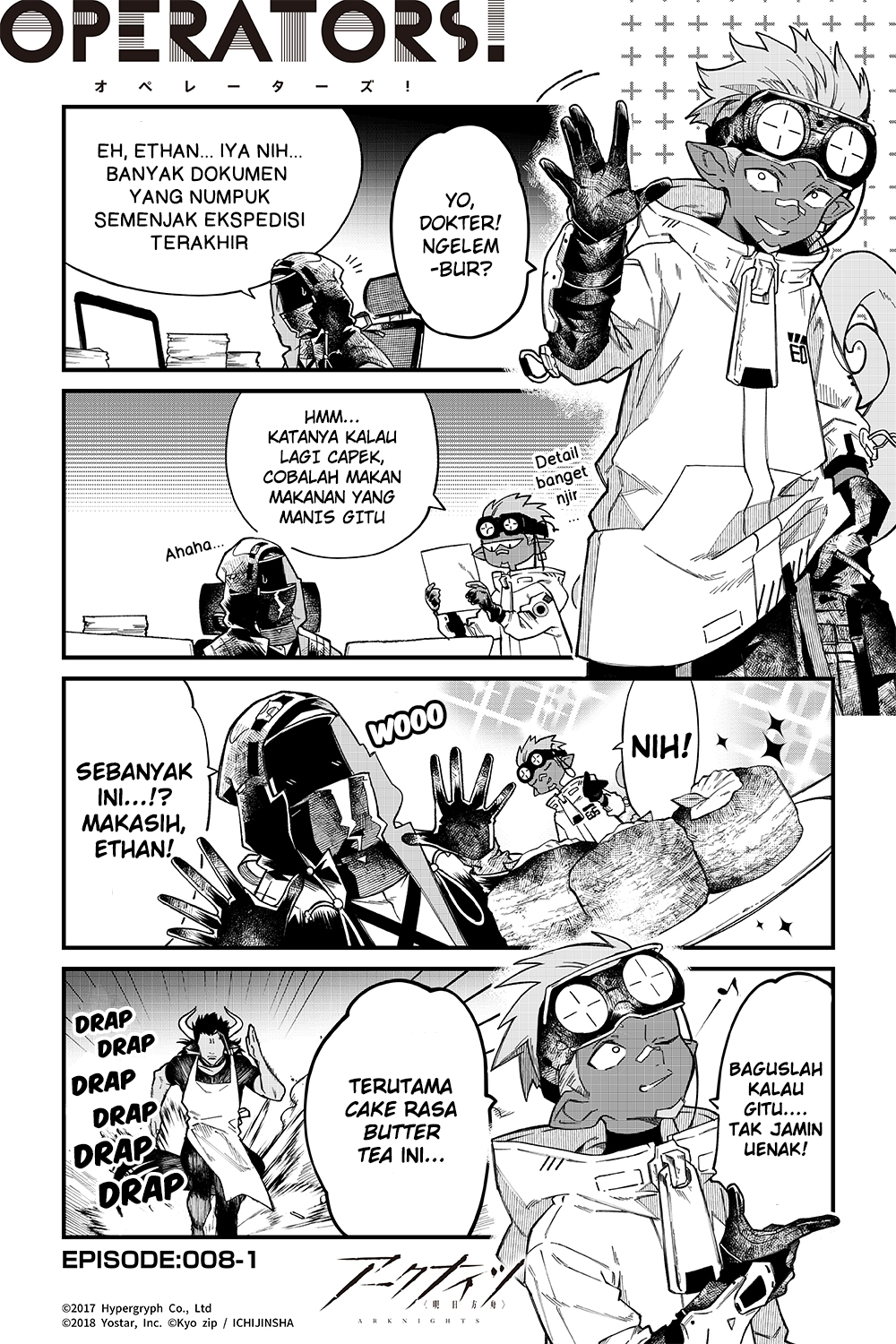 Arknights: Operators! Chapter 8 - halaman 1