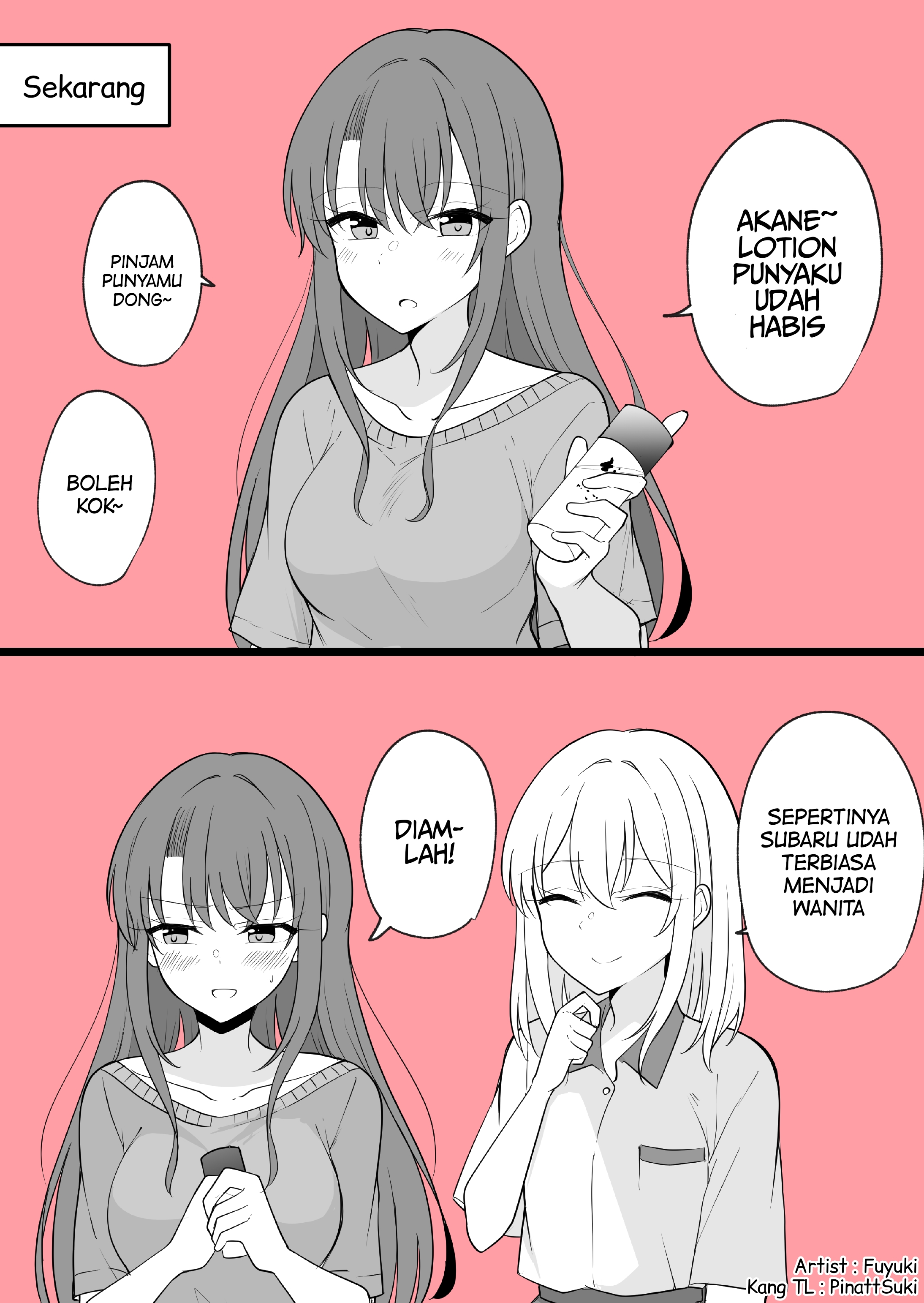 Aru Hi Kareshi ga Onnanoko ni Natteshimatta Couple no Nichijou Chapter 13 - halaman 2