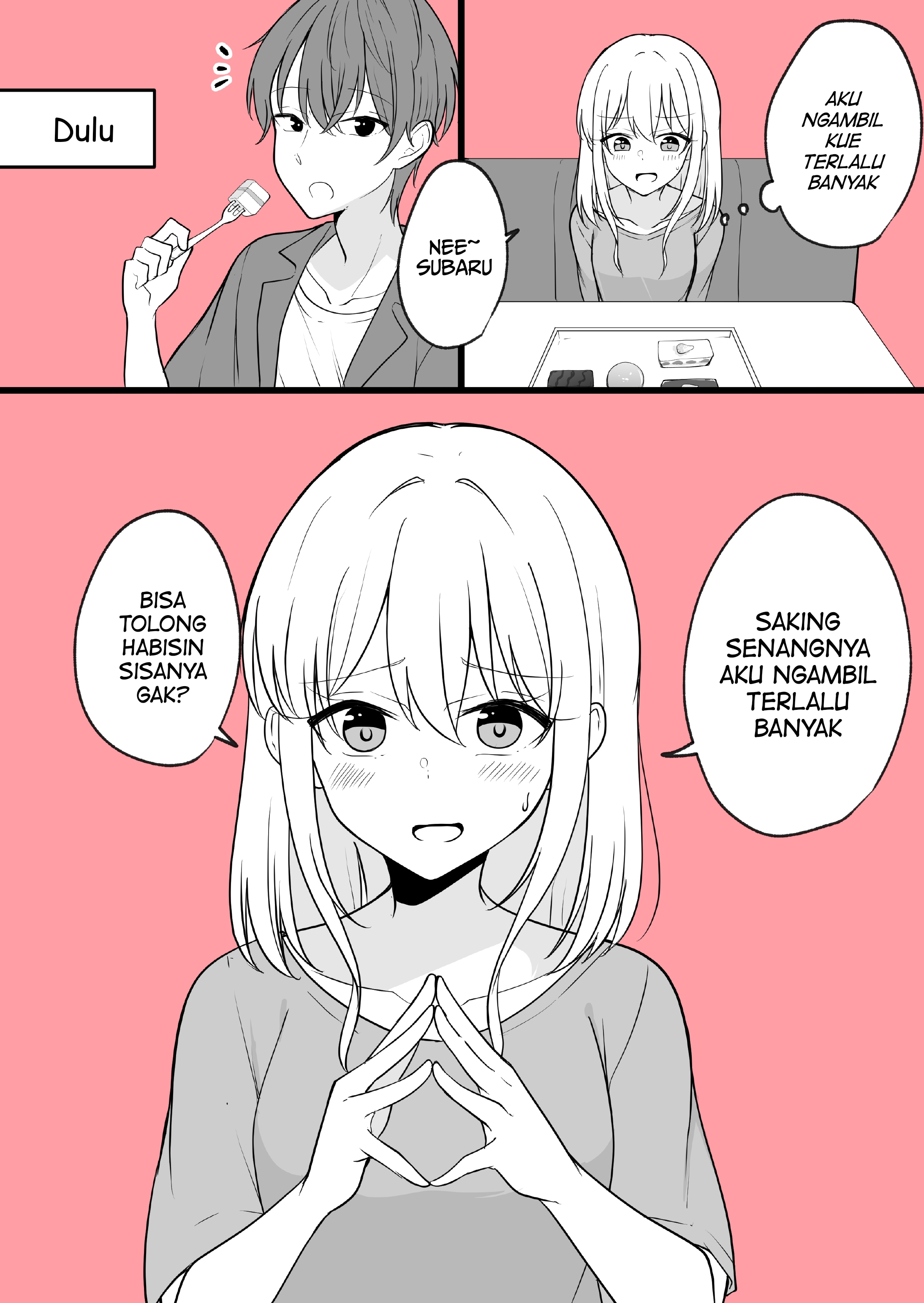 Aru Hi Kareshi ga Onnanoko ni Natteshimatta Couple no Nichijou Chapter 14 - halaman 1