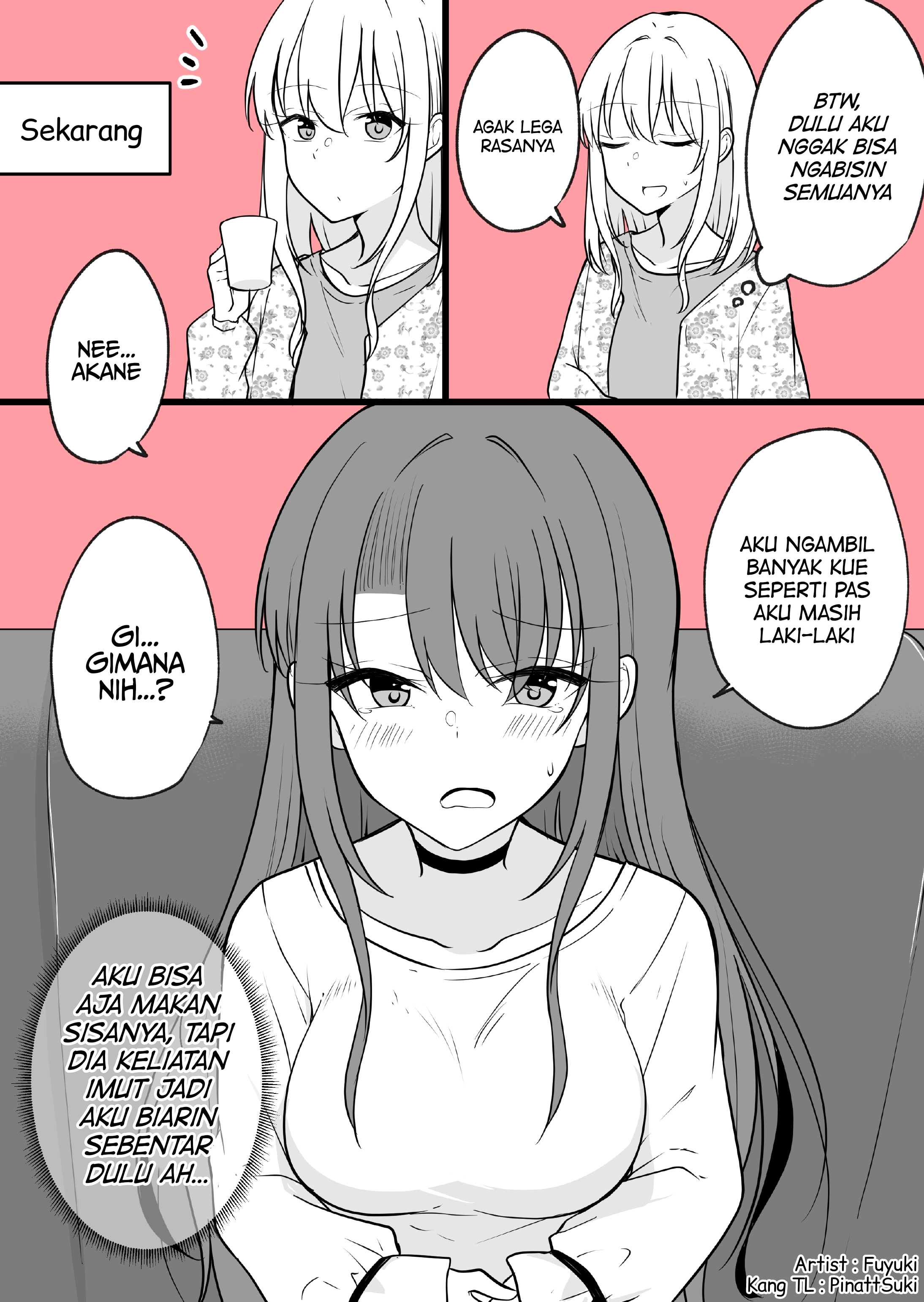 Aru Hi Kareshi ga Onnanoko ni Natteshimatta Couple no Nichijou Chapter 14 - halaman 2
