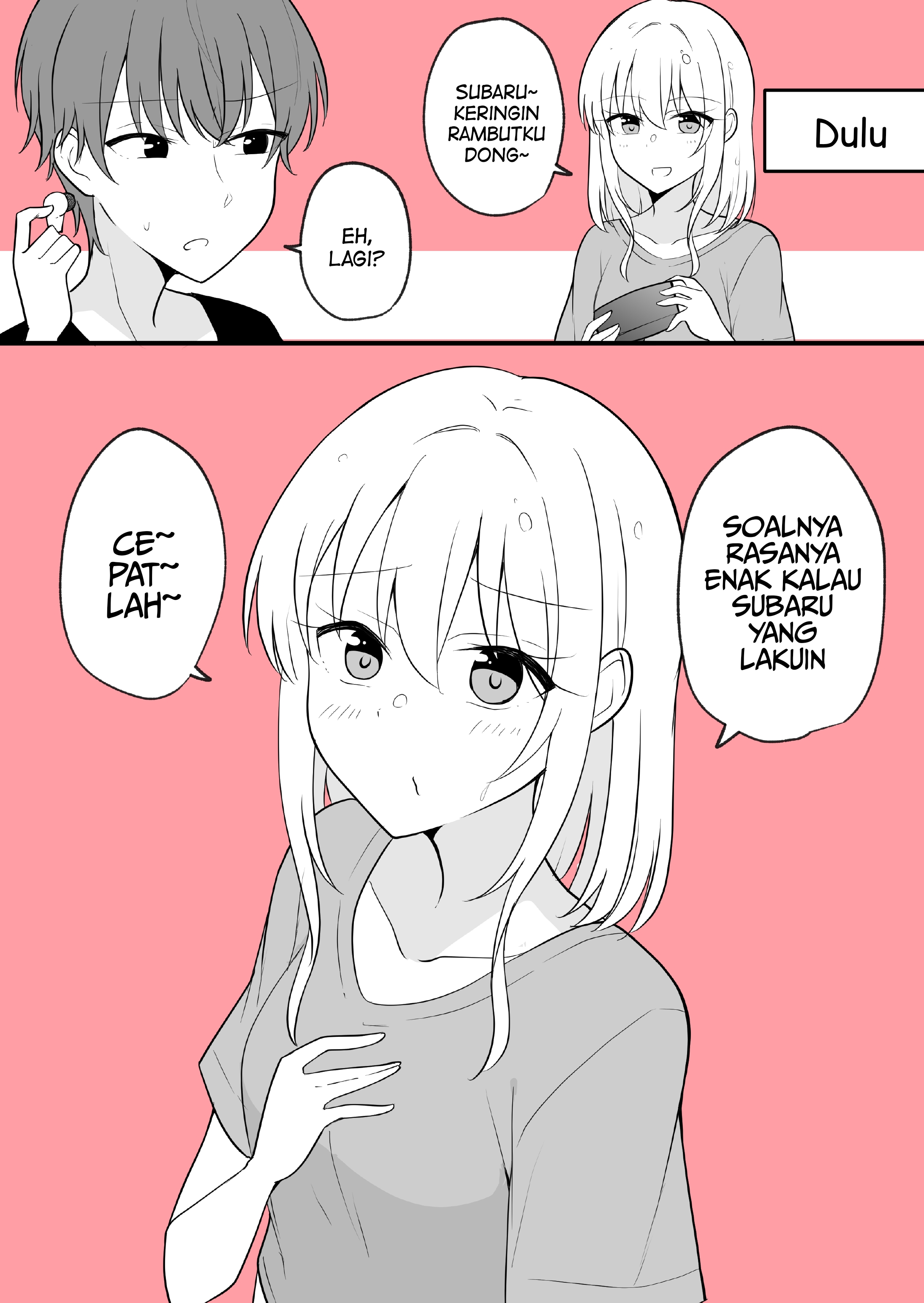 Aru Hi Kareshi ga Onnanoko ni Natteshimatta Couple no Nichijou Chapter 18 - halaman 1