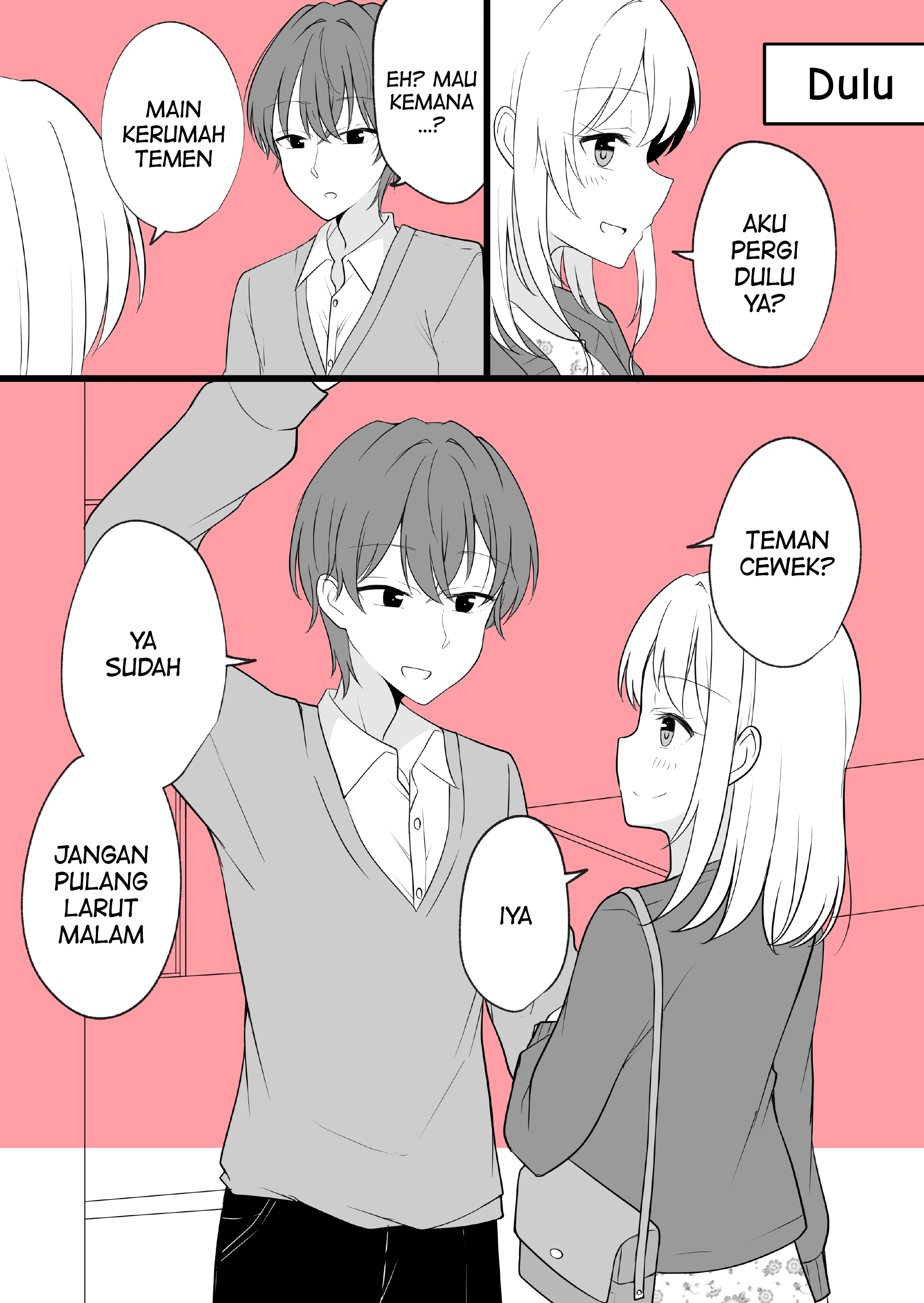 Aru Hi Kareshi ga Onnanoko ni Natteshimatta Couple no Nichijou Chapter 19 - halaman 1