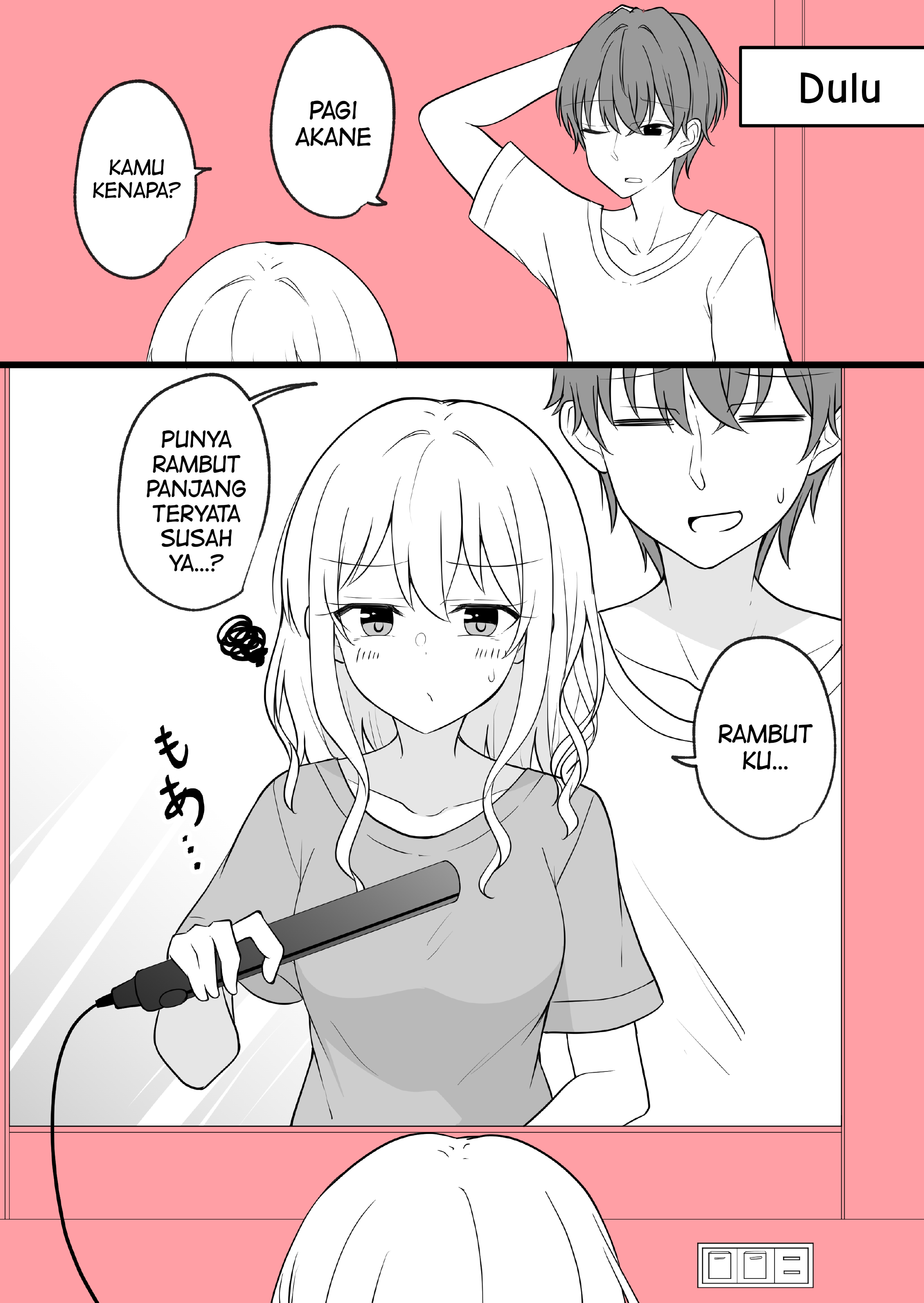 Aru Hi Kareshi ga Onnanoko ni Natteshimatta Couple no Nichijou Chapter 22 - halaman 1